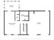 Floor plan of the basement level showing room layout and dimensions of recreational room, garage, laundry, etc at 1303 Bass Dr, Woodstock, GA 30189