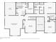 Second floor plan displaying primary bedroom, bathroom, walk-in closet, laundry room and other bedrooms at 2138 Bramlett Nw Pl, Marietta, GA 30064
