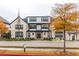 Charming new construction townhome featuring painted brick, black trim, and manicured landscaping at 3933 Danube Ln # 224, Atlanta, GA 30339