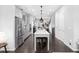 Contemporary kitchen with stainless steel appliances and a large central island at 3933 Danube Ln # 224, Atlanta, GA 30339