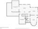 Basement floorplan featuring an unfinished basement, living room, game room, stairs, and bedroom at 4215 Homestead Ridge Dr, Cumming, GA 30041
