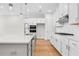 Modern kitchen with a center island, modern appliances, and ample cabinet space at 2572 Silver Star Ne Dr, Marietta, GA 30066