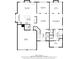 First floor plan showcasing the layout including kitchen, living room, primary bedroom, garage, and bathrooms at 1055 Crabapple Parc Dr, Roswell, GA 30076