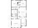 Floor plan showcasing the layout of the upstairs bedrooms, bathrooms, and open areas in the house at 120 Madison Grace Ave, Mcdonough, GA 30252