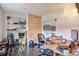 Organized office with desk, chair, shelves, and a wood accent wall at 2344 Belmont Dr, Decatur, GA 30032