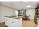 Kitchen island with dining table and chairs at 4385 Old Hamilton Mill Rd, Buford, GA 30518