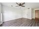 Spacious bedroom featuring neutral walls, and updated flooring at 2973 Heavenly Ln, Snellville, GA 30078