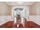 Elegant living room featuring hardwood floors, a fireplace, and an open floor plan, perfect for entertaining at 2973 Heavenly Ln, Snellville, GA 30078