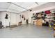 Spacious garage with painted floor at 1821 Huntington Hills Nw Ln, Atlanta, GA 30309