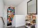 Artistic stairwell accompanied by a mirror and bar cart for a touch of elegance and functionality at 1821 Huntington Hills Nw Ln, Atlanta, GA 30309
