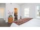 Bright bedroom with hardwood floors and ensuite bathroom at 1821 Huntington Hills Nw Ln, Atlanta, GA 30309