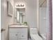 Clean bathroom features new fixtures and vanity with drawers at 2306 Queen Anne Ct, Atlanta, GA 30350