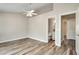 Bedroom with a doorway leading to a bathroom at 2306 Queen Anne Ct, Atlanta, GA 30350