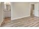Bedroom with a doorway leading to a bathroom at 2306 Queen Anne Ct, Atlanta, GA 30350