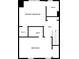Upstairs floor plan with bedrooms, baths, hall, and walk-in closet at 2306 Queen Anne Ct, Atlanta, GA 30350