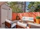 Private outdoor patio with comfortable seating, perfect for relaxing or entertaining at 2306 Queen Anne Ct, Atlanta, GA 30350