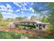 Expansive backyard featuring a covered shelter and patio furniture at 945 Blackwell Rd, Marietta, GA 30066