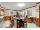 Spacious kitchen with a center island, wooden cabinets and modern appliances at 945 Blackwell Rd, Marietta, GA 30066