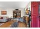 Inviting living room featuring hardwood floors, stylish decor, and an open view to the kitchen at 945 Blackwell Rd, Marietta, GA 30066