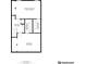 This floor plan highlights a spacious second floor with bedrooms, hallway, and bathrooms at 664 Powers Ferry North Se, Marietta, GA 30067