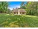 View of a lush backyard at 8166 N Pine Cone Dr, Villa Rica, GA 30180