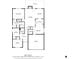 Floorplan showing square footage of rooms, including the primary bedroom, living room, and kitchen at 8166 N Pine Cone Dr, Villa Rica, GA 30180