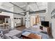 Bright, open living space with concrete floors and a modern design at 659 Auburn Avenue Ne #219, Atlanta, GA 30312