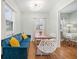 Dining area with modern furniture near a small office space at 1780 John Calvin Ave, Atlanta, GA 30337