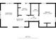 Layout of the home showcasing the living room, kitchen, bedroom, dining area, hall and bath at 1780 John Calvin Ave, Atlanta, GA 30337