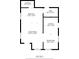 Layout of the home featuring a living room, laundry, bedroom, kitchen, bathroom and dining area at 1780 John Calvin Ave, Atlanta, GA 30337