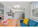 Modern kitchen featuring stainless steel appliances and open dining area at 1780 John Calvin Ave, Atlanta, GA 30337