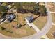 Bird's-eye view of a property highlighting its lush surroundings and convenient street access at 248 Christian Circle, Carrollton, GA 30116