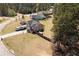 Aerial perspective showcases this home's attractive lot and proximity to a winding street at 248 Christian Circle, Carrollton, GA 30116