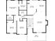 Detailed floor plan showcasing the layout of the first floor, including the living room and kitchen at 248 Christian Circle, Carrollton, GA 30116