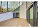 Wooden deck with sliding glass doors for indoor outdoor living at 4983 Odins Way, Marietta, GA 30068