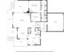 Detailed floor plan showcasing the layout of the ground floor with decks, living spaces, and garage at 4983 Odins Way, Marietta, GA 30068