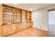 Office with built-in bookshelves, cabinets and wet bar at 4983 Odins Way, Marietta, GA 30068