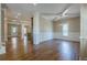 Dining room with hardwood floors, coffered ceiling, and open access to living spaces, great for entertaining at 3055 Alston Dr, Decatur, GA 30032