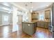 Kitchen with center island, stainless steel appliances, and stone countertops at 3055 Alston Dr, Decatur, GA 30032