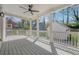 Rear porch with a ceiling fan and a view of the backyard at 3055 Alston Dr, Decatur, GA 30032
