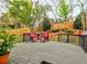 Inviting back deck with outdoor seating, landscaping, and a privacy fence for relaxation and enjoyment at 4103 Christacy Way, Marietta, GA 30066