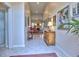 Spacious foyer with tiled flooring leading into the living room with a fireplace at 4103 Christacy Way, Marietta, GA 30066