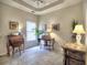 Sunlit office featuring a desk, comfortable chair, and neutral colored walls at 4103 Christacy Way, Marietta, GA 30066