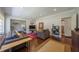 Comfortable living room with hardwood floors, recessed lighting, and neutral paint at 1920 W Forrest Ave, Atlanta, GA 30344