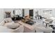 Expansive living room with stylish seating, grand piano, and modern decor offers luxury and comfort at 8610 Sentinae Chase Dr, Roswell, GA 30076