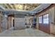 Partially finished basement showing framed walls, brickwork, and utility access at 24 Ball Creek Hl, Atlanta, GA 30350