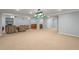Spacious basement with neutral carpet and recessed lighting at 500 Meadowmeade Ln, Lawrenceville, GA 30043