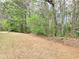 Backyard backing to a wooded area offers privacy at 1972 Ashwood Grove Dr, Snellville, GA 30078