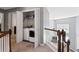 Upstairs laundry room with white washer and dryer visible in the open closet at 3986 Harmony Walk Se Way, Smyrna, GA 30082