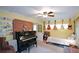 This is a second bedroom that could also serve as a music room at 1245 Briar Hills Ne Dr, Atlanta, GA 30306